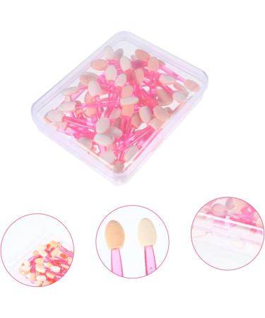 BELLIFFY 100pcs Double Ended Eyeshadow Brush Eye Shadow Sponge Double-ended Eyeshadow Cosmetic Makeup Brush Dual Sides Eyeshadow Eye Shadow Applicator - Buy Online on SooperMarket.com