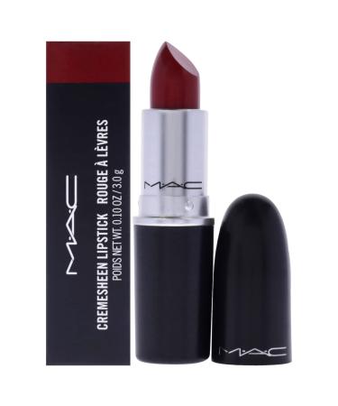 MAC Cremesheen Lipstick - Brave Red Lipstick Women 0.1 oz Brave Red 1 Count (Pack of 1)