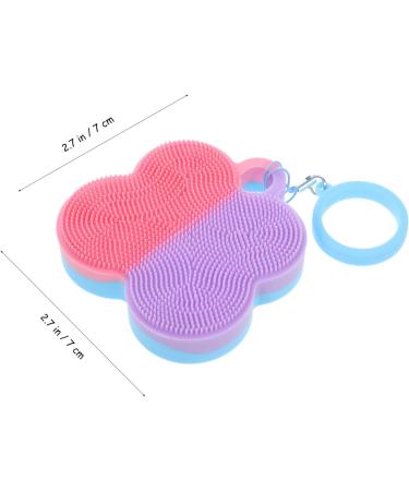 KOMBIUDA Facial Cleansing Brush exfoliator Silicone Brush for face Silicone Facial Cleansing Brush face wash Brush Silicone face Scrubber for Women face Brush Bath Brush Silica Gel The face 7x7cm As Shown - Buy Online on SooperMarket.com