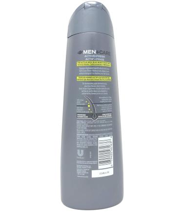Dove Men+Care Sportcare Active Fresh 2-in-1 Shampoo and Conditioner 12 oz - Pack of 2 - Buy Online on SooperMarket.com