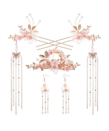 Chinese Hairpin Tassel Chinese Hair Sticks Long Tassel Hair Stick Hair Pins Traditional Classical Style Handmade Hair Jewelry Accessories hair fork