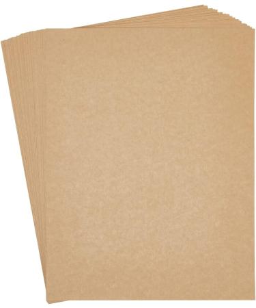 48 Sheets Brown Kraft Paper Material for Crafts  Party Invitations  Wedding  Letter Size (120 gsm  8.5 x 11 In) - Buy Online on SooperMarket.com