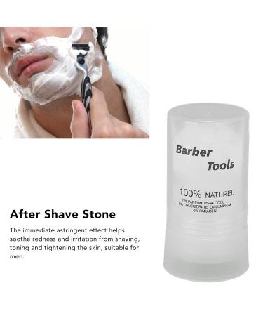Portable Aftershave Block for Men - Skin-Softening Alum Pencil Reduces Pores | Professional Hairdressing Tool for Home Use - Buy Online on SooperMarket.com