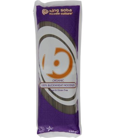 King Soba Organic 100% Buckwheat Noodles 250g - Gluten-Free & Non-GMO - Buy Online on SooperMarket.com