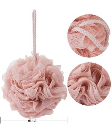 KAKOOI Pink Bath Sponge - Shower Loofah for Body Exfoliation - 1 Count - Buy Online on SooperMarket.com