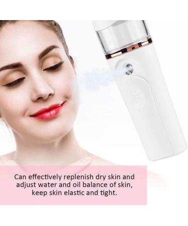 Solomi Hydrating Facial Mist Spray Handheld Nano Facial Sprayer (White) 40ml Battery Powered - Buy Online on SooperMarket.com