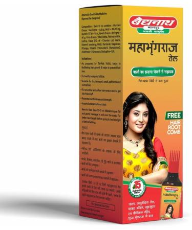 Buy Baaidyanath Mahabhringraj Tel 200 ml - Premium Ayurvedic Hair Oil for Strong Hair Growth - International Shipping Available - Buy Online on SooperMarket.com