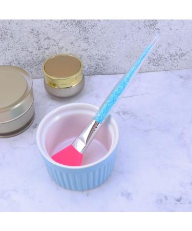 FOMIYES Silicone Brush Facial Brush Facial Brush Silicone Makeup Brush Cosmetic Applicator 14*4cm Blue - Buy Online on SooperMarket.com