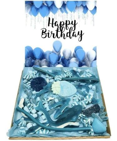Happy Birthday Gift Pick n Mix blue 300g Sweets Selection Box Sweet Hamper Present 13th 16th 18th 21st 30th 40th 50th 60th - Buy Online on SooperMarket.com