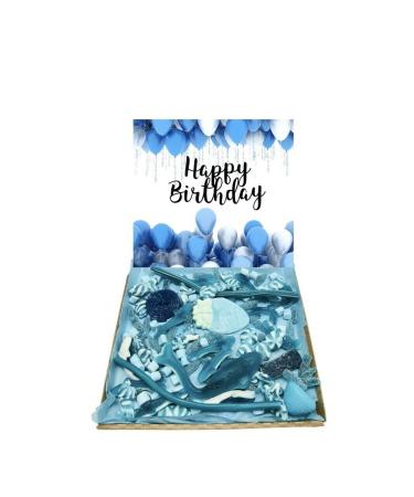 Happy Birthday Gift Pick n Mix blue 300g Sweets Selection Box Sweet Hamper Present 13th 16th 18th 21st 30th 40th 50th 60th