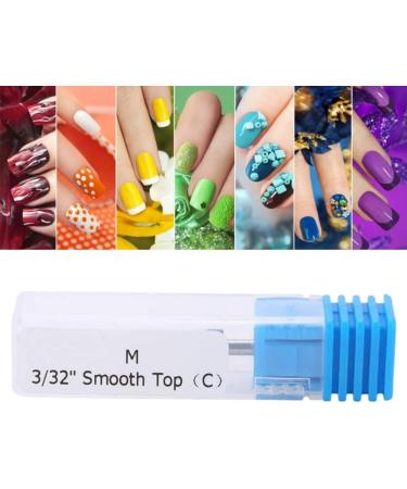 Nail Drill Bit Ceramic Nail Drill Bit Electric for Manicure Pedicure Cuticle Gel Nail Polishing Nail Art Tools Accessories for Acrylic Gel Nails for Salon Home Use (Round Head M) - Buy Online on SooperMarket.com
