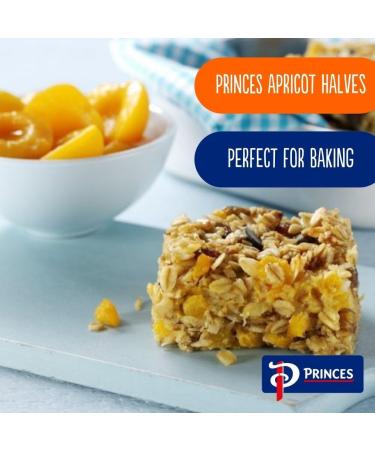 Princes Apricot Halves in Light Syrup 6 x 410g - Buy Online on SooperMarket.com