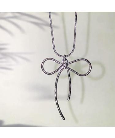 Oralgos Elegant Fashion Necklace - Stylish Snake Bone Choker with Loop Trailer for a Cool Collarbone Look - International Shipping - Buy Online on SooperMarket.com