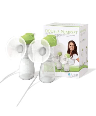 Ardo Double Pumpset for the electric milk pumps Calypso and Carum-high-quality accessories for safe & fast pumping out breast milk-BPA-free