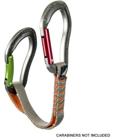 Fusion Climb Quickdraw Runner 5000 lbs Rated Stitched Loop Nylon Webbing 20cm x 1.7cm Tan/Orange - 20' Length - Buy Online on SooperMarket.com