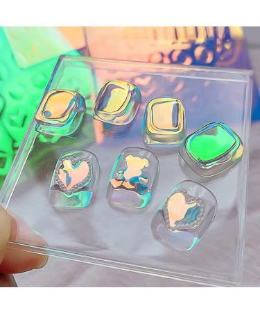 Dornail Aurora Nail Foil 11 Sheets - Holographic Broken Glass Paper Stickers for DIY Nail Art Decoration - Women and Girls - Buy Online on SooperMarket.com