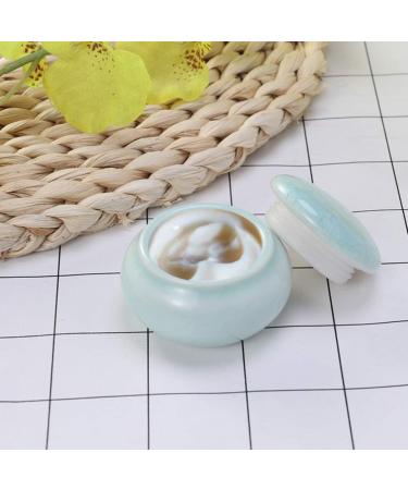 UPKOCH Mini Ceramic Cream Jars for Cosmetics & Toiletries - 4.6X2.7X3.5CM (Blue) - Perfect for Lotion Shampoo & Hand Cream Storage - Buy Online on SooperMarket.com