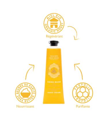 Buy Bread the Sens Hand Cream - Moisturizer for Very Dry Hands with Honey & Shea Butter - 97% Natural Ingredients - 30 ml | French Hand Care - Buy Online on SooperMarket.com
