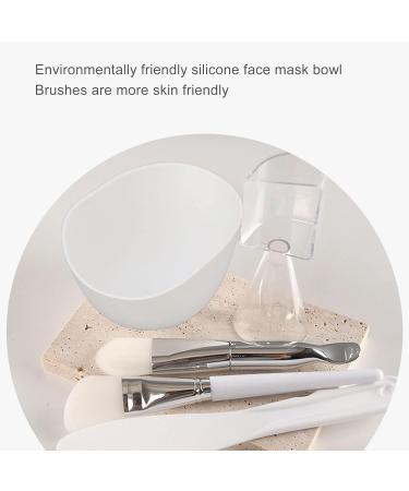 Easy Clean Face Mask Bowl Set | Reusable Silicone Mixing Bowls & Soft Brushes for DIY Masks Exfoliants & Lotions - International Shipping Available - Buy Online on SooperMarket.com