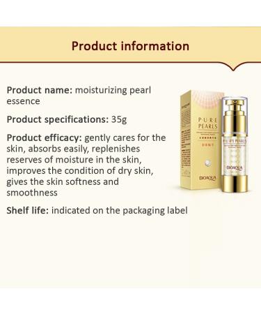 Bioaoua Pure Pearls Eye Cream Essence - Skin Silky & Flawless | Moisturizing & Oil Control - 35g - Buy Online on SooperMarket.com