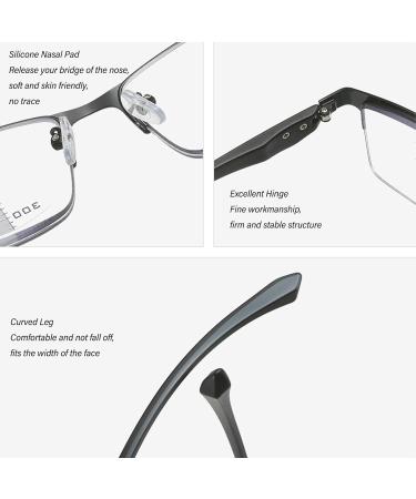 Photochrome Multifocal Glasses - Comfortable Semicircular Frame Blue Light Blocking Perfect for Walking & Running - Buy Online on SooperMarket.com