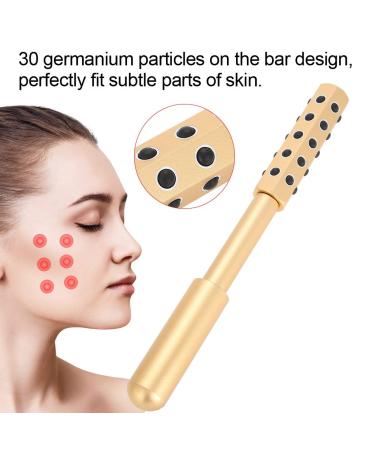 Germanium Particle Facial Massage Roller | Anti-Wrinkle Beauty Bar & Face Lift Tool | Durable Massager for Skin Firming & Wrinkle Removal - Buy Online on SooperMarket.com