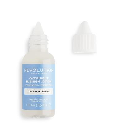 Revolution Skincare Overnight Blemish Lotion - Blemish Skin Corrector Serum - Vegan - 1.01fl.oz/30ml - Buy Online on SooperMarket.com