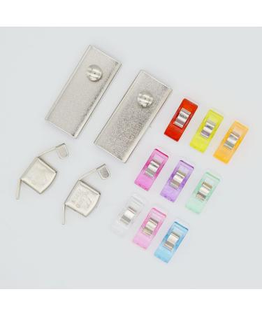 LINXIAO Magnetic Seam Guide & 9 Sewing Clips Set - Essential Sewing Supplies for Machine Sewing - Buy Online on SooperMarket.com
