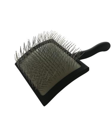 Chris Christensen Big K Dog Slicker Brush, Groom Like a Professional, Fluff Detangle Style, Saves Time Energy, Black, Large