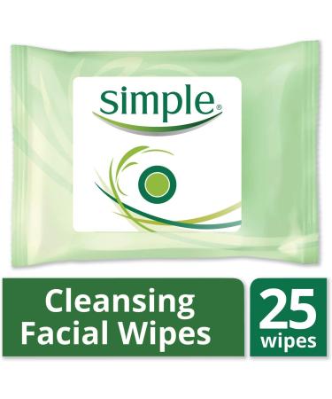 Simple Cleansing Facial Wipes (25 Wipes) - Buy Online on SooperMarket.com