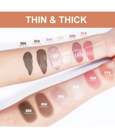 Dark Brown Liquid Contour Beauty Wand | Waterproof Matte Makeup Stick | Natural Matte Finish - 0.5oz - Buy Online on SooperMarket.com