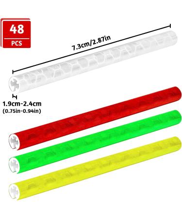 Inheming 48 PCS Bike Spoke Reflectors - Decorative Wheel Wraps for Kids Road & Mountain Bikes - Buy Online on SooperMarket.com