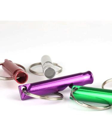14-Piece Aluminum Alloy Sport Whistle Set | Emergency Whistles with Key Rings | Ideal for Referees Hiking Camping & Climbing - 7 Colors - Buy Online on SooperMarket.com