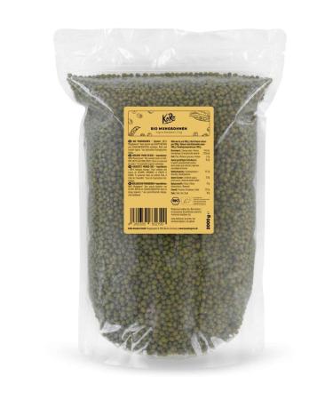 KoRo - Organic mung beans 2 kg - Protein-rich legumes from organic farming in a value pack