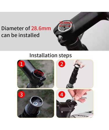 Baluoqi 1-1/8 Carbon Fiber Bicycle Headset Spacer Kit - Titanium Bolt, Aluminum Alloy MTB Road Bike Stem Spacer Set - Yellow - Buy Online on SooperMarket.com