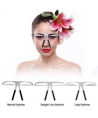 Filfeel Eyebrow Ruler - Three Point Positioning Tool for Symmetrical Permanent Makeup & Grooming Stencil Shaper #2 | International Shipping Available - Buy Online on SooperMarket.com