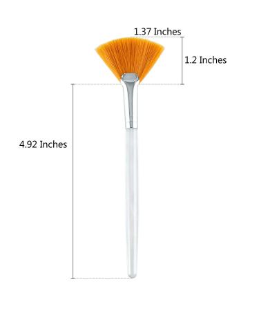 FCIQVEN 4 Pcs Facial Brushes - Soft Makeup Brushes for Peel Mask Application - Buy Online on SooperMarket.com