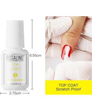Roseflower Dipping Powder Nails Kit - 6 Colors Nude Dip Powder Starter Kit with Base Coat & Top Coat for Long-Lasting DIY Manicure at Home - Buy Online on SooperMarket.com