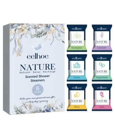 Rxuaw Shower Steamers Aromatherapy Tablets Natural Ingredients Refreshing Shower Bombs for Women Men Bath Supplies