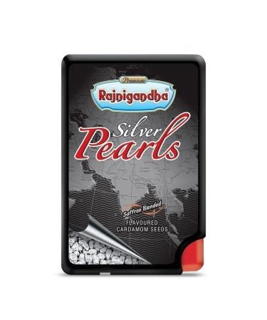 Rajnigandha Saffron Blended Silver Coated Pearls, Elaichi - 6.25g - (Pack of 3)