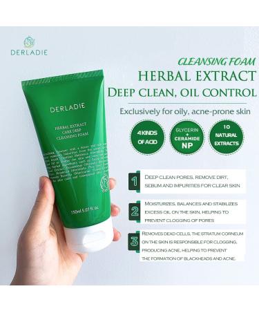 Herbal Extract Care Deep Cleansing Foam 150ml - Best International Shipping & Pure Skin Care - Buy Online on SooperMarket.com