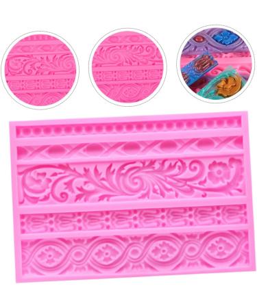 IMIKEYA 3pcs Silicone Cake Mold Silicone Cupcake Molds Vintage Candy Cake Decoration Mold Cake Decors Mold Cupcakes Baroque Fondant Molds Baking Tool The Flowers Fondant Cake Silica Gel 19X12X1CMx3pcs - Buy Online on SooperMarket.com