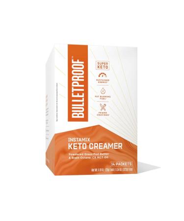 Bulletproof InstaMix Original Unflavored Keto Coffee Creamer Packets, Pack of 14, Powdered Grass-Fed Butter and Brain Octane C8 MCT Oil