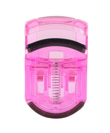 ANKROYU Eyelashes Curler Clip Mini Portable Heatless Eyelash Curler Clip Professional Eyelash Curler Rubber Eyelash Curling Clip Cosmetic Tools for Fits All Eye(Pink)
