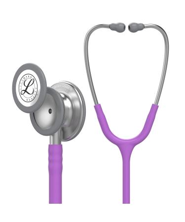 3M Littmann Classic III Monitoring Stethoscope Lavender Tube 27 inch 5832 Standard Chestpiece/Stem/Headset Lavender Tube Single