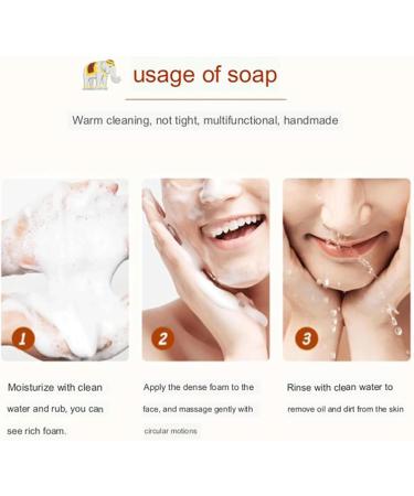 Dranng Rice Soap | Mild And Non-irritating Rice Soap Goat Milk Soap Handmade Brightening Soap Body Cleansing Rice Soap For Face Body Cleansing And Moisturising - Buy Online on SooperMarket.com