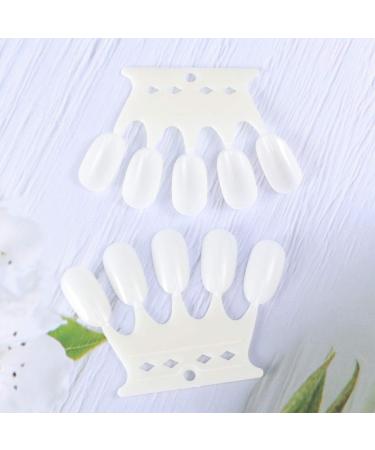 Mikinona 1 Set Demonstration Color Board Nail Art Tool Color Model Nail Color Display Tips Nail Polish Color Display Ring Nail Polish Rack Nail Color Display Sticks Manicure Tools Size 1 As Shown - Buy Online on SooperMarket.com