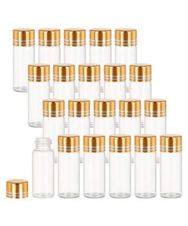 PH Pandahall 20 pieces 4 ml Small glass bottles Decorative bottles of Desired bottles of clear liquid donor bottles for the home decoration liquid dispenser sample display