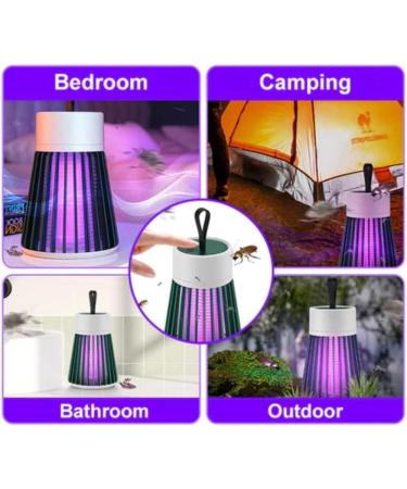 Mozz Guard Mosquito Killer Outdoor Mosquito Killer Portable USB Mosquito Killer Waterproof Suitable for Home Camping and Picnic Green - Buy Online on SooperMarket.com