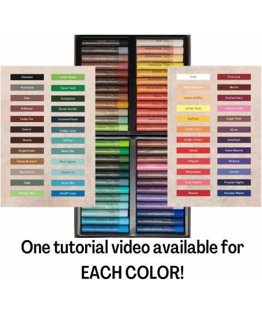 48-Piece Soft Oil Pastels Set - Professional Art Supplies for Drawing - Non-Toxic Classroom Set for Kids - Creamy Texture - Ideal for Artists - Buy Online on SooperMarket.com
